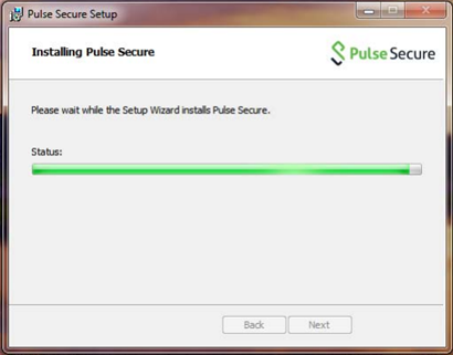 pulse secure client do not start with windows